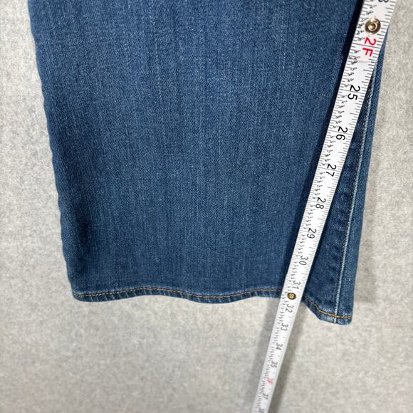 Rock Republic Jeans Womens 12 Kasandra Bootcut Mid Rise Stretch Fade Dark Y2K - Picture 7 of 14